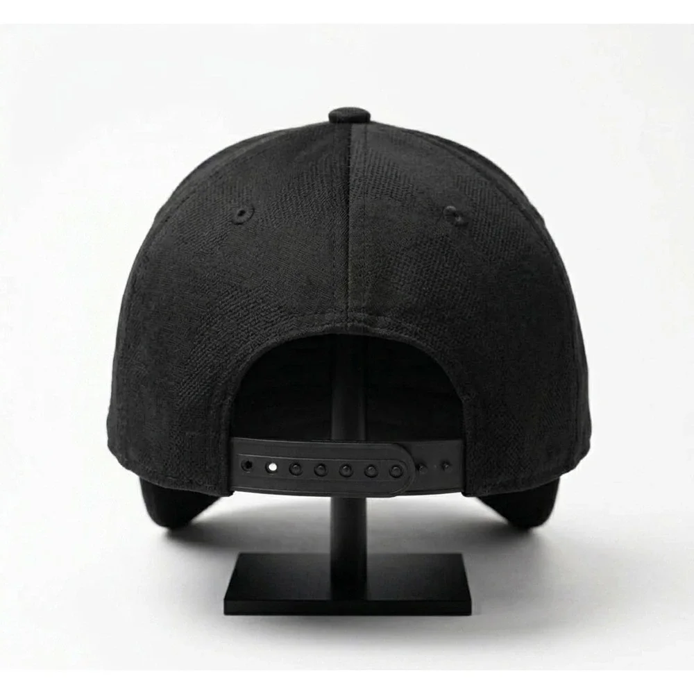 Runs Deep Premium Tactical American Flag Sueded Snapback Cap Hat BLK Subtle Camo